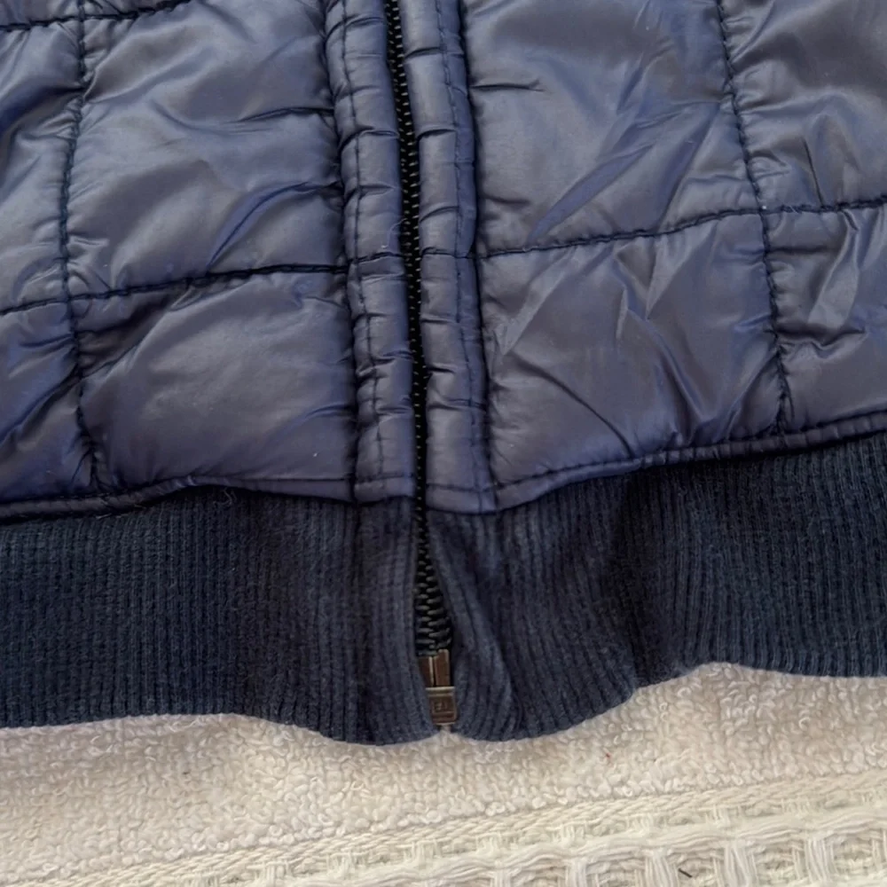 Tommy Hilfiger Red and Navy Quilted Jacket